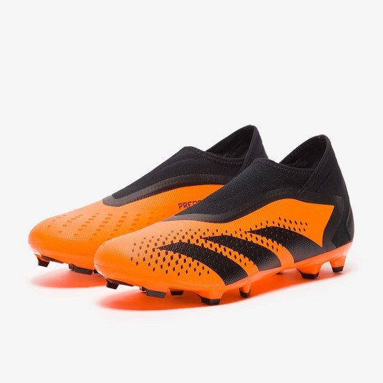 Sepatu Bola Adidas Predator Accuracy.3 Lacelass FG Team Solar Orange GW4595