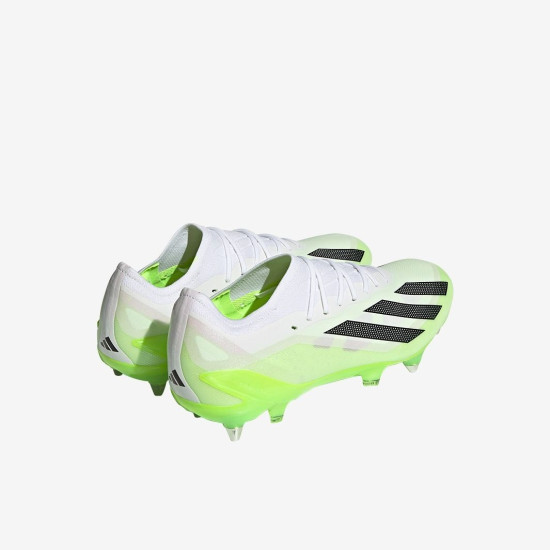 Sepatu Bola Adidas X Crazyfast.1 SG White Core Black Lucid Lemon IE6626