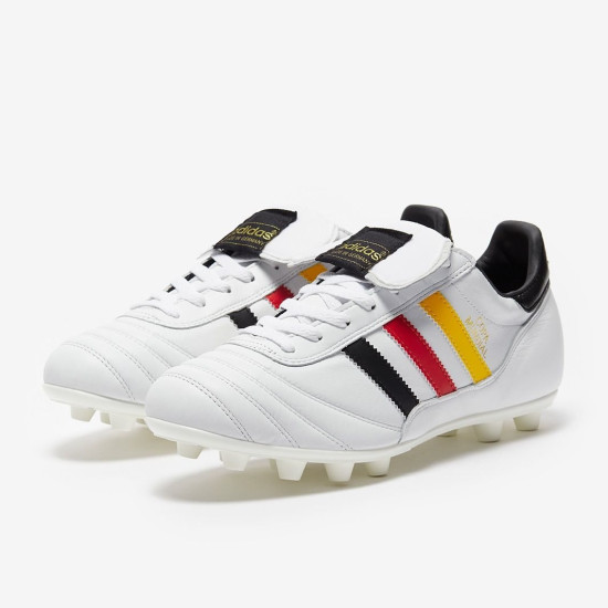 Sepatu Bola Adidas Copa Mundial Germany FG White Black Gold IG6278