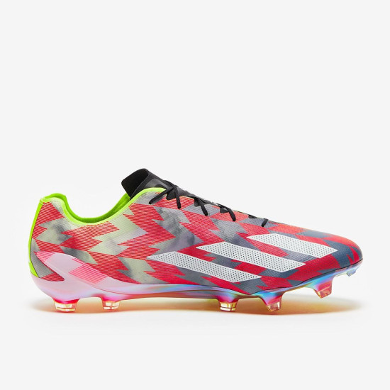 Sepatu Bola Adidas X Crazylight+ FG Lucid Lemon White Solar Red IF3059