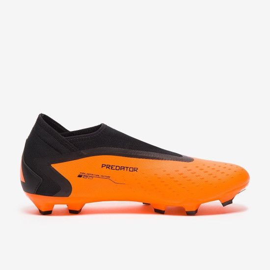 Sepatu Bola Adidas Predator Accuracy.3 Lacelass FG Team Solar Orange GW4595