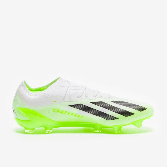 Sepatu Bola Adidas X Crazyfast.1 AG White Core Black Lucid Lemon IE6630