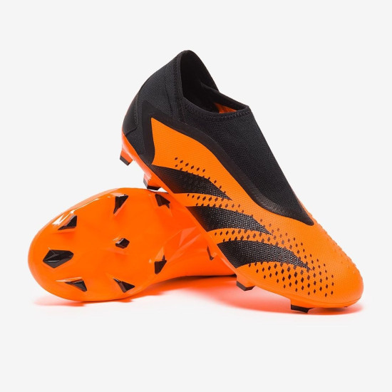 Sepatu Bola Adidas Predator Accuracy.3 Lacelass FG Team Solar Orange GW4595