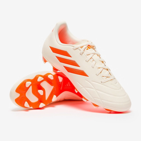 Sepatu Bola Adidas Copa Pure.4 FG Off White Team Solar Orange GY9082 