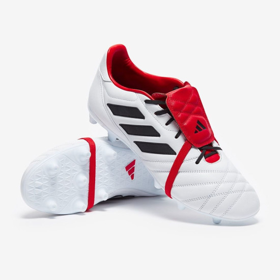 Sepatu Bola Adidas Copa Gloro FG White Core Black Red ID4635