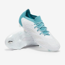 Sepatu Bola Adidas Predator Accuracy.1 L FG White Grey Preloved Blue FZ6277