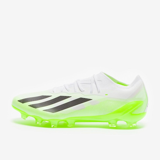 Sepatu Bola Adidas X Crazyfast.1 AG White Core Black Lucid Lemon IE6630