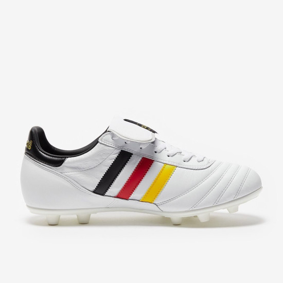 Sepatu Bola Adidas Copa Mundial Germany FG White Black Gold IG6278