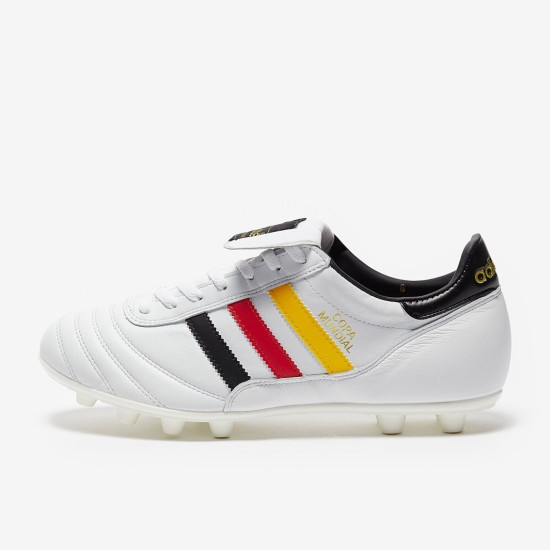 Sepatu Bola Adidas Copa Mundial Germany FG White Black Gold IG6278