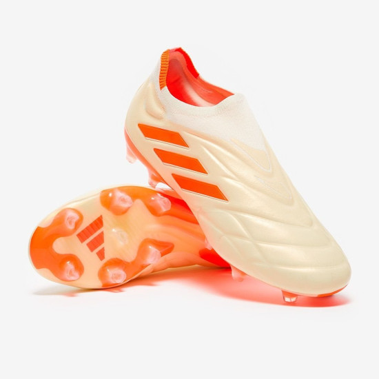 Sepatu Bola Adidas Copa Pure FG Off White Team Solar Orange HQ8894