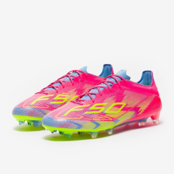 Sepatu Bola Adidas F50 Elite FG Lucid Pink Lucid Lemon Blue Fusion IE1203