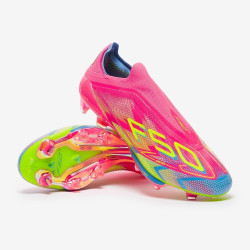 Sepatu Bola Adidas F50 FG Lucid Pink Lucid Lemon Blue Fusion JH6414