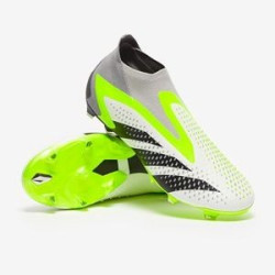 Sepatu Bola Adidas Predator Accuracy+ FG White Core Black Lucid Lemon GZ2604