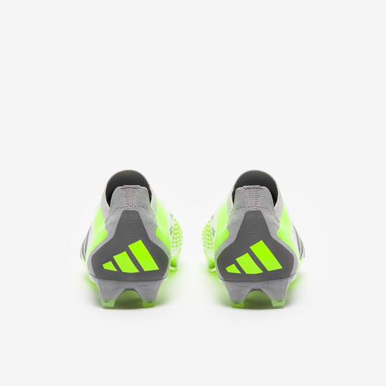 Sepatu Bola Adidas Predator Accuracy.1 Low FG White Core Black Lucid Lemon GZ0032