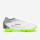 Sepatu Bola Adidas Predator Accuracy.3 Laceless FG White Core Black Lucid Lemon GZ0021