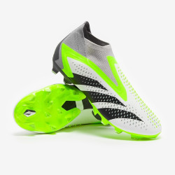 Sepatu Bola Adidas Predator Accuracy+ AG White Core Black Lucid Lemon IE9430