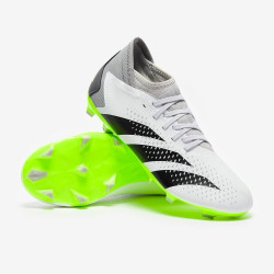 Sepatu Bola Adidas Predator Accuracy.3 FG White Core Black Lucid Lemon GZ0024