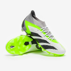 Sepatu Bola Adidas Predator Accuracy.1 MG White Core Black Lucid Lemon IE9488