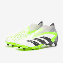 Sepatu Bola Adidas Predator Accuracy+ SG White Core Black Lucid Lemon IF2303