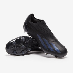 Sepatu Bola Adidas X Crazyfast.1 Laceless FG Core Black GY7382