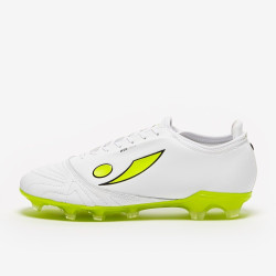 Sepatu Bola Concave Halo+ Pro K-Leather FG White Green HAPKLFGWHEGRN211