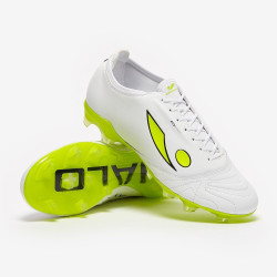 Sepatu Bola Concave Halo+ Pro K-Leather FG White Green HAPKLFGWHEGRN211