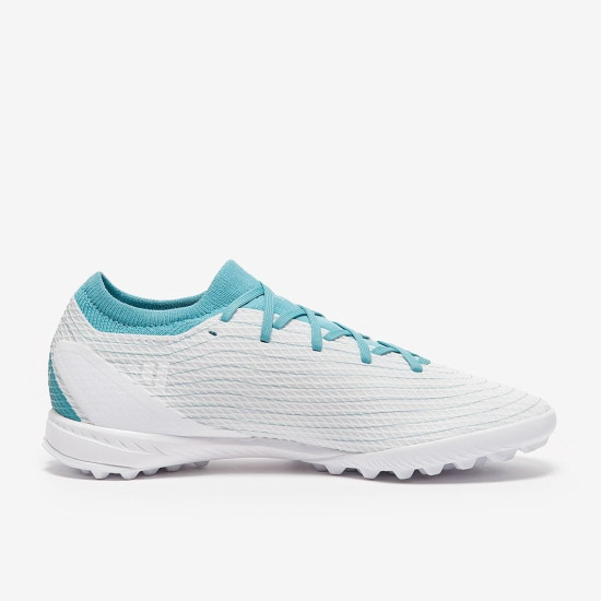 Sepatu Futsal Adidas X Speedportal.3 TF White Grey Preloved Blue ID9327