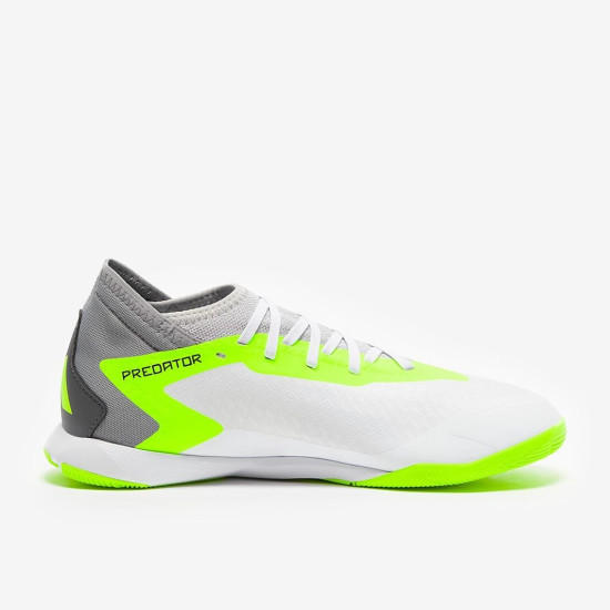 Sepatu Futsal Adidas Predator Accuracy.3 IN White Core Black Lucid Lemon GY9990
