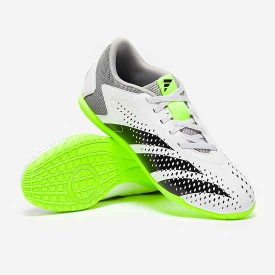 Sepatu Futsal Adidas Predator Accuracy.4 IN Sala White Core Black Lucid Lemon GY9986