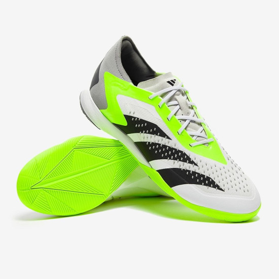 Sepatu Futsal Adidas Predator Accuracy.1 IN White Core Black Lucid Lemon GZ0039