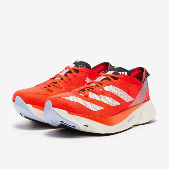 Sepatu Lari Adidas Adizero Adios Pro 3 Solar Red Zero Met Coral Fusion GX9777