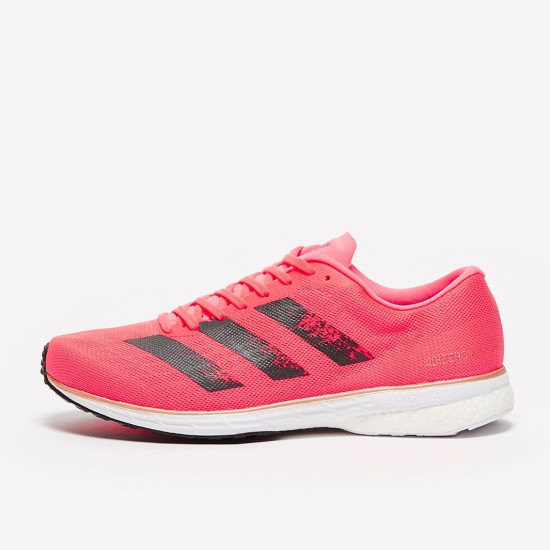 Sepatu Lari Adidas Adizero Adios 5 Signal Pink Core Black Cooper Met EG4667