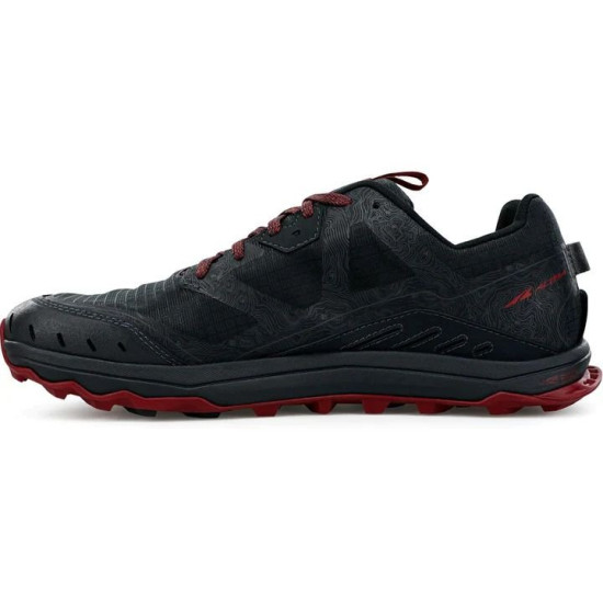 Sepatu Lari Altra Lone Peak 6 Trail Black Grey AL0A547L 020-7.5