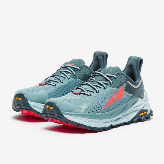 Sepatu Lari Womens Altra Olympus 5 Dusty Teal AL0A7R74305-100