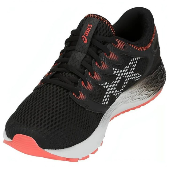 Sepatu Lari Asics Roadhawk FF Black Glacier Grey 1011A136 002-7.5