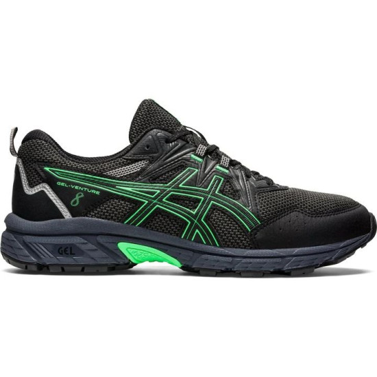 Sepatu Lari Asics Gel Venture 8 Trail Black New Leaf 1011A824 901-7.5