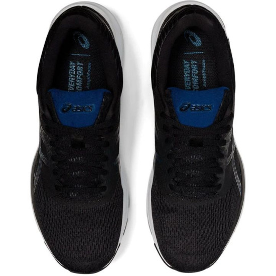 Sepatu Lari Asics Gel Flux 6 Black Mako Blue 1011A856 012-6.5