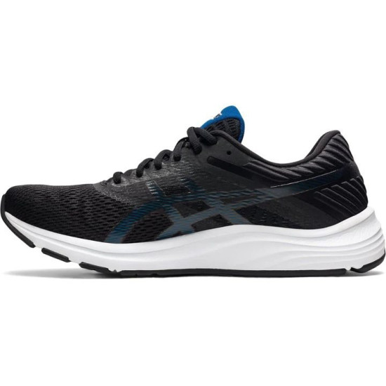 Sepatu Lari Asics Gel Flux 6 Black Mako Blue 1011A856 012-6.5