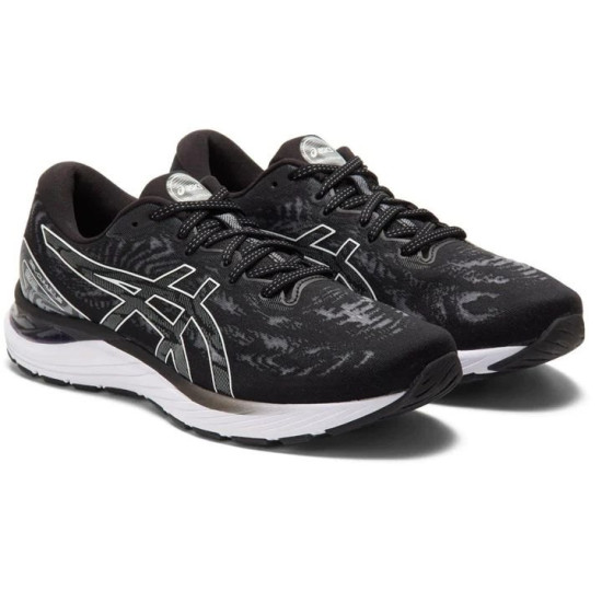 Sepatu Lari Asics Gel Cumulus 23 Black White 1011B012 001-11.5