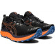 Sepatu Lari Asics Trabuco Max Trail Black Shocking Orange 1011B028 005-7.5