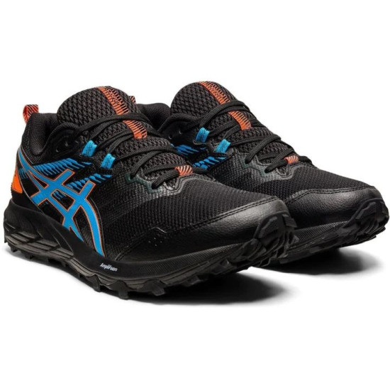 Sepatu Lari Asics Gel Sonoma 6 Trail Black Digital Aqua 1011B050 001-9.5