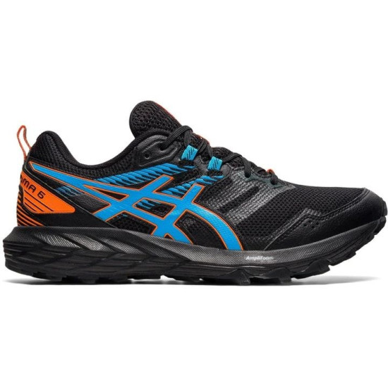 Sepatu Lari Asics Gel Sonoma 6 Trail Black Digital Aqua 1011B050 001-9.5