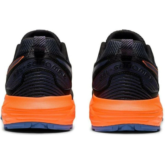 Sepatu Lari Asics Gel Sonoma 6 Trail Black Indigo Fog 1011B050 006-7 Sepatu Lari Asics Gel Sonoma 6 Trail Black Indigo Fog 1011B050 006-7