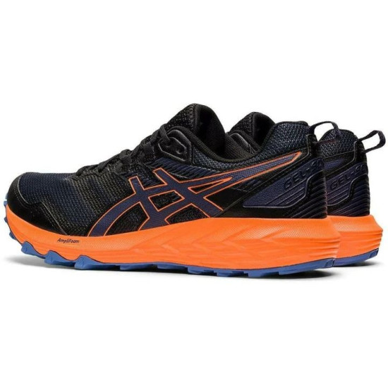 Sepatu Lari Asics Gel Sonoma 6 Trail Black Indigo Fog 1011B050 006-7