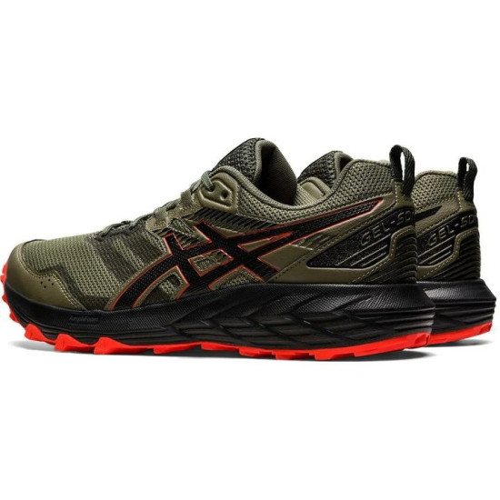 Sepatu Lari Asics Gel Sonoma 6 Trail Mantle Green Black 1011B050 300-7.5