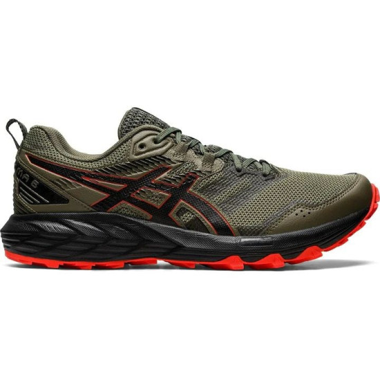 Sepatu Lari Asics Gel Sonoma 6 Trail Mantle Green Black 1011B050 300-7.5