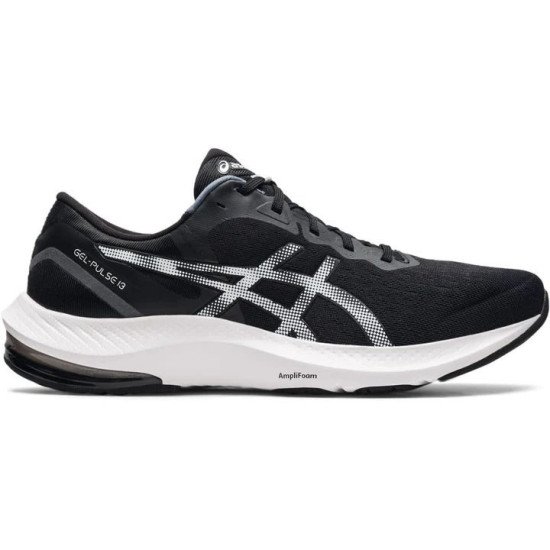 Sepatu Lari Asics Gel Pulse 13 Black White 1011B175 002-9.5