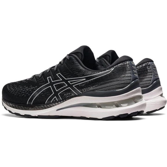 Sepatu Lari Asics Gel Kayano 28 WIIDE FIT (2E) Black White 1011B188 003-8