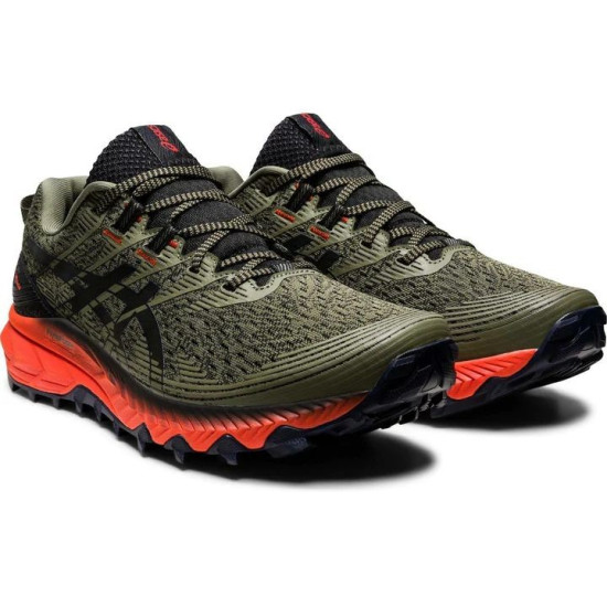 Sepatu Lari Asics Gel Trabuco 10 Trail Mantle Green Midnight 1011B329 301-7