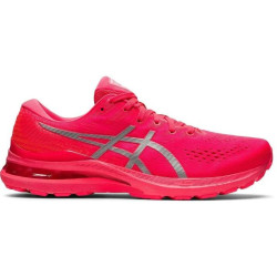 Sepatu Lari Asics Gel Kayano 28 Lite Show Diva Pink Sunrise Red 1011B341 700-8.5